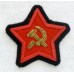 Нарукавные звезды Военно-Политического состава РККА, обр. 1935 г., и войск НКВД с 1937 года.